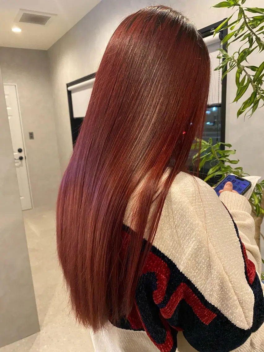 カラー 白井 音羽のヘアスタイル