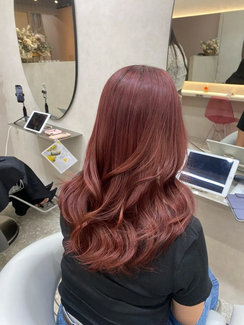 ロング カラー ヘアアレンジ カット ヘアカラー トリートメント レイヤー/顔周り/ 透明感カラー/ななのヘアスタイル