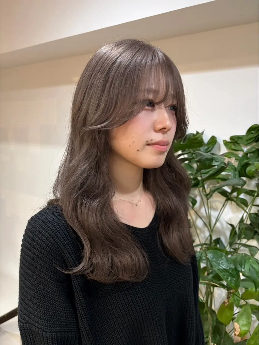 セミロング ヘアカラー 艶々ブリーチ職人🎀 あげは💖のヘアスタイル