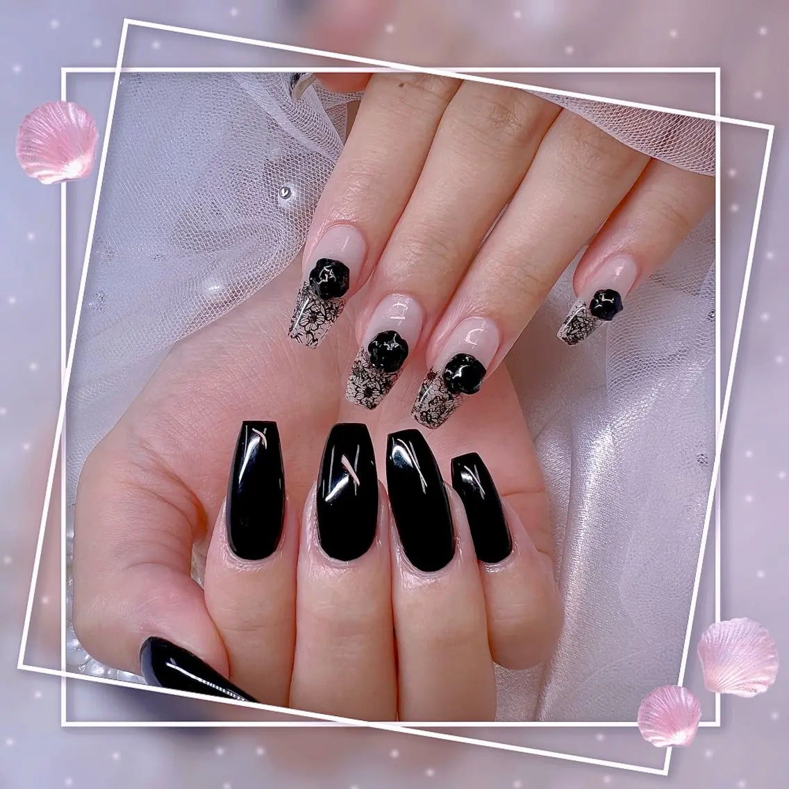 ネイル チークネイル フレンチネイル グラデーション マグネットネイル マグネットフレンチ ハンドネイル ハンドケア Chill Nailsalonのネイルデザイン