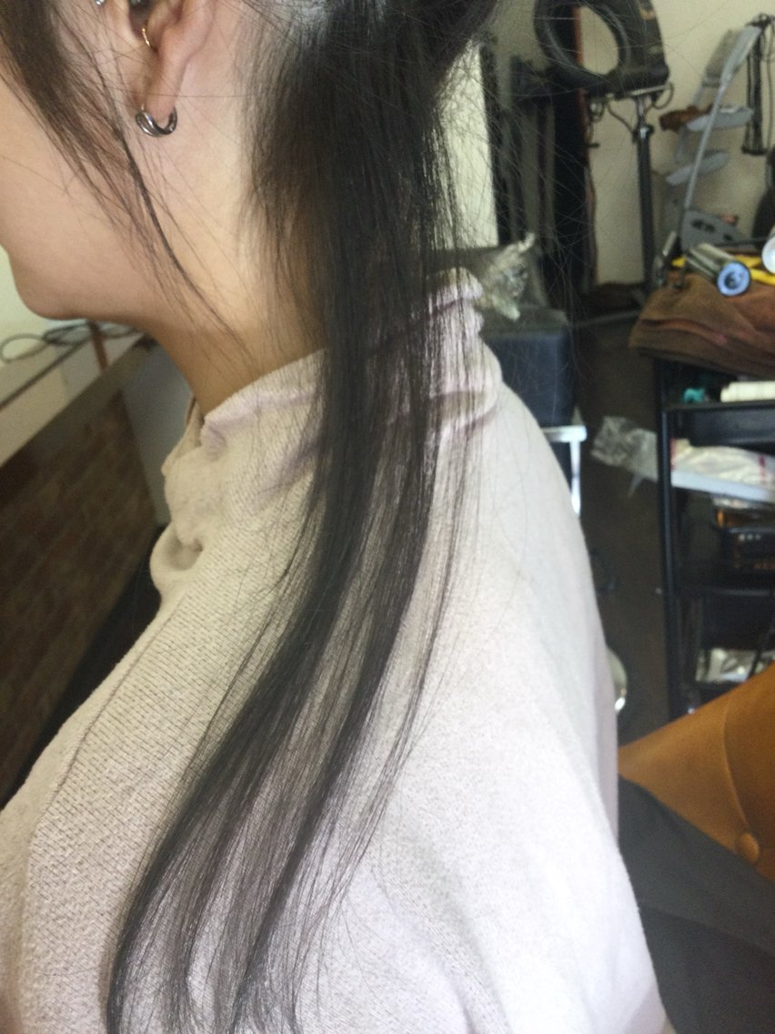 ロング カラー 桧山 真のヘアスタイル
