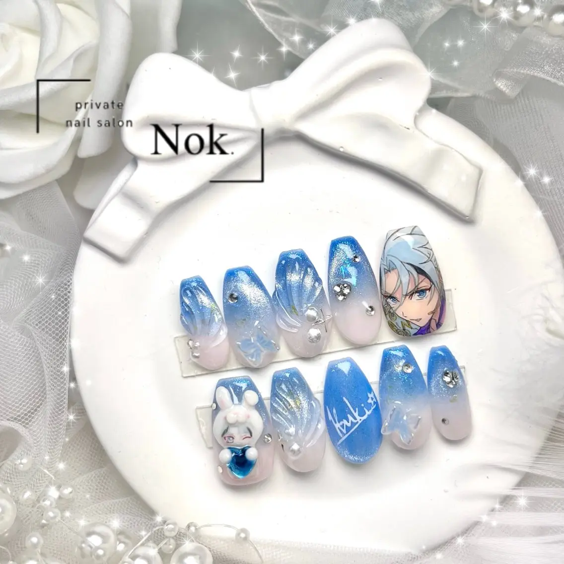 ネイル ハンドネイル 池袋痛ネイル Nok. 渡辺のネイルデザイン