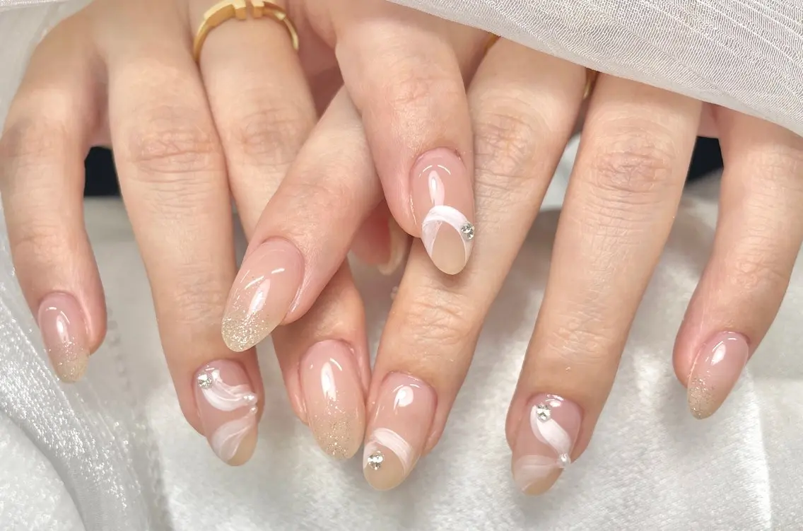 ネイル 持ち込み 夏 目のネイルデザイン