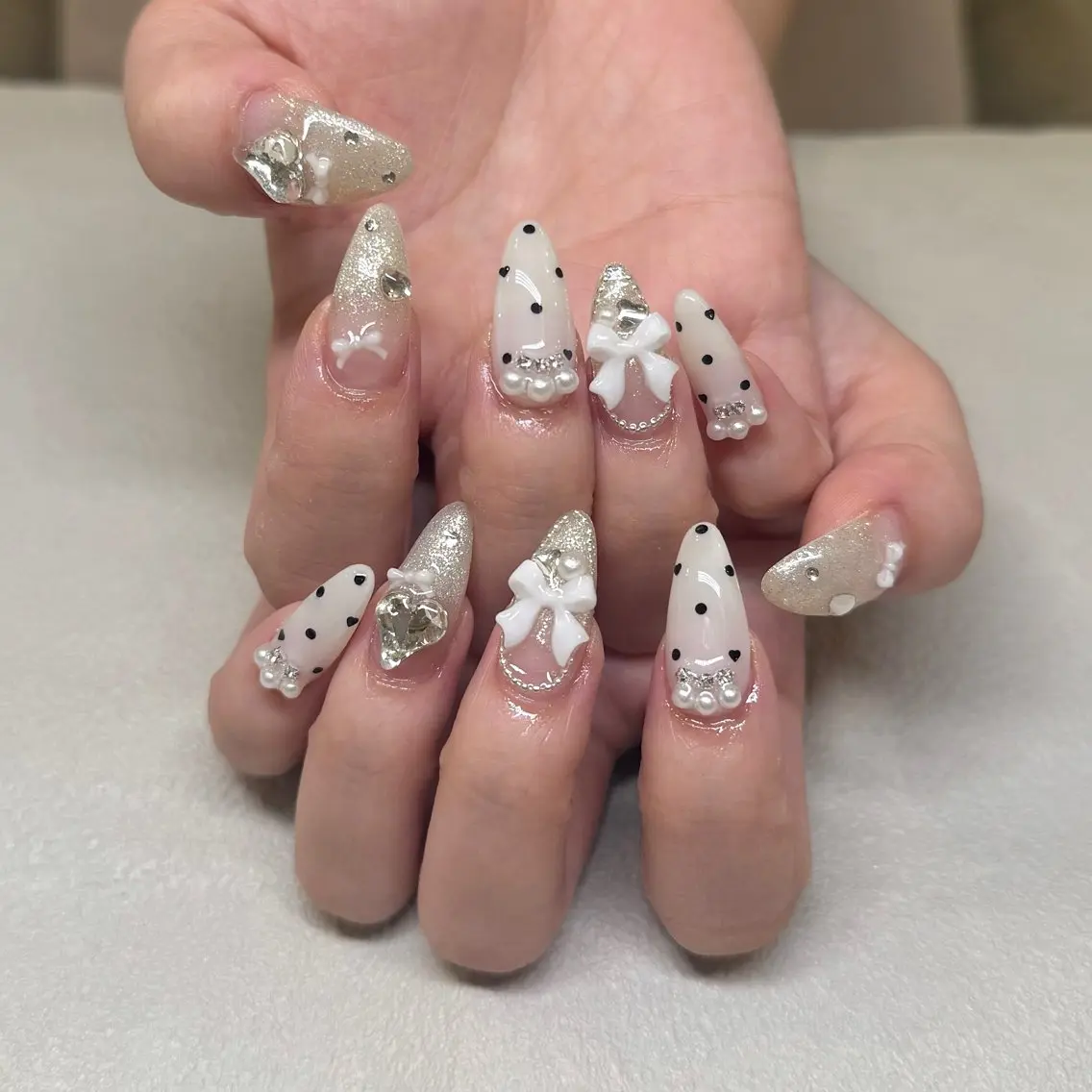 【 再来🥨】Handネイル盛り放題♥の写真