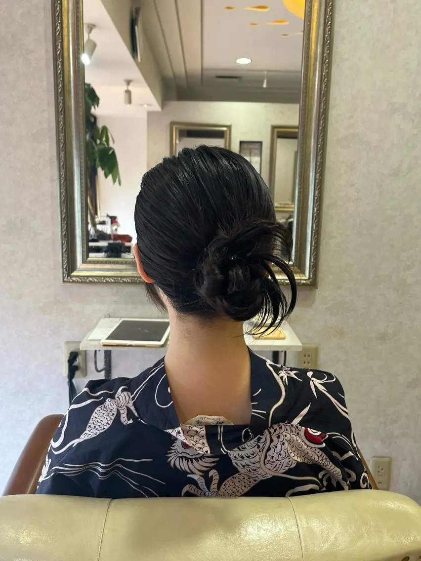 ヘアアレンジ 浴衣 🔷岡村主明🔷 Lafestaのヘアスタイル