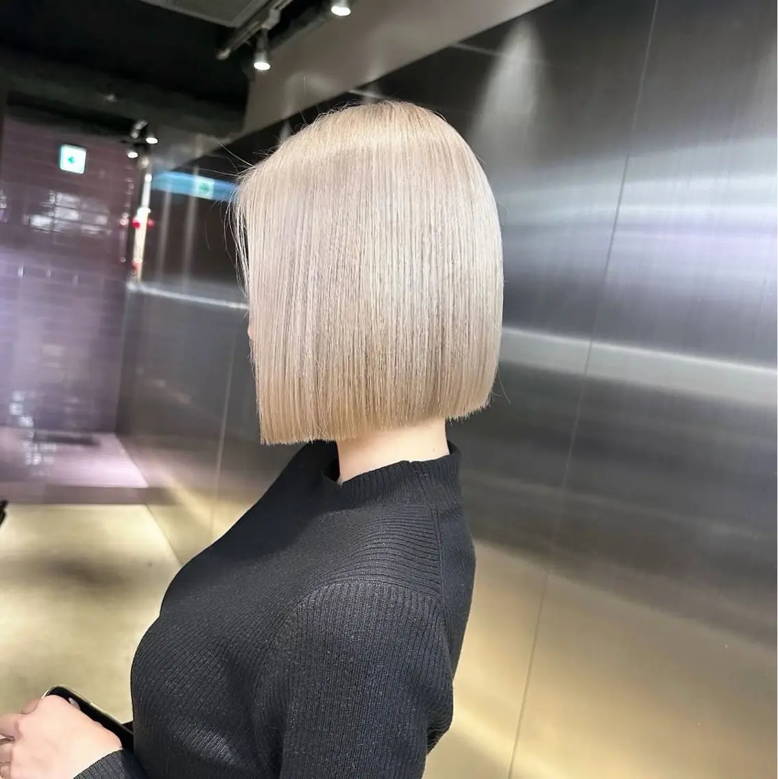 カラー 💘ハイトーン特化 PELE栄 OUYAのヘアスタイル