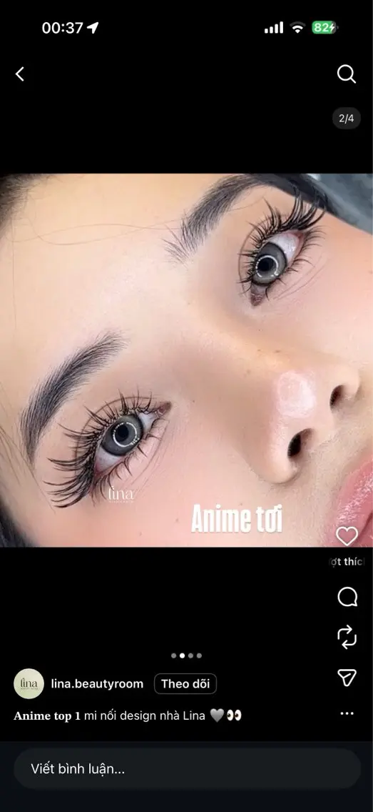 マツエク・マツパ Linanail Nambaのマツエク・マツパデザイン