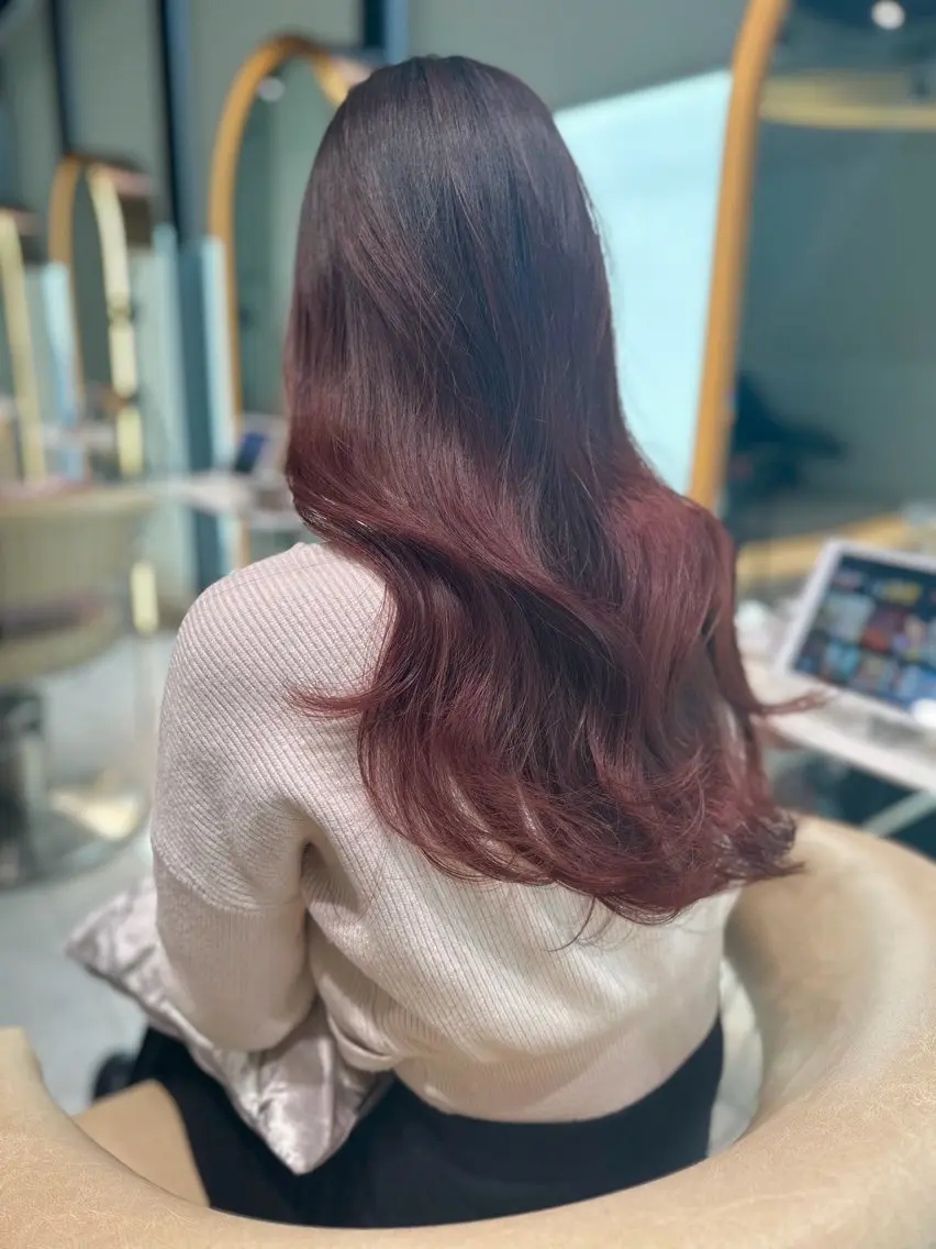 ロング カラー カット ヘアカラー トリートメント 《髪質改善✖️オリー ブ🧸》小嶋拓也のヘアスタイル