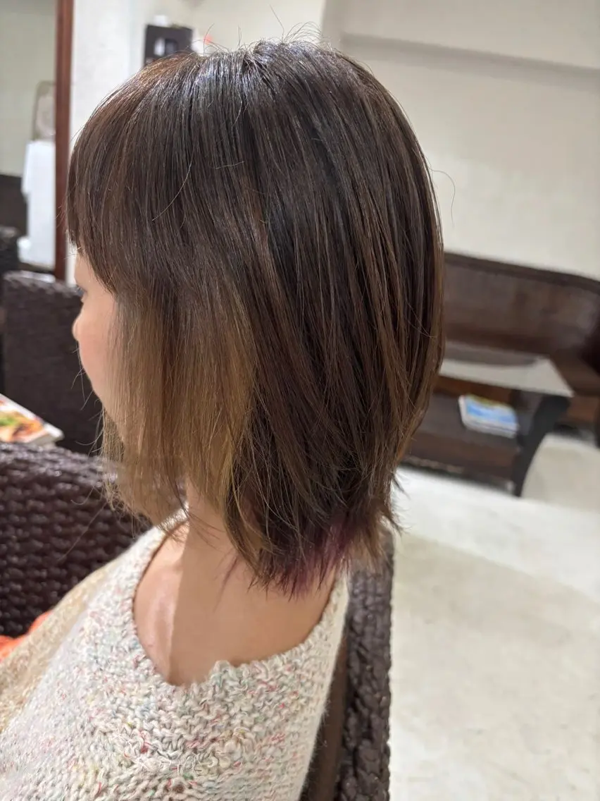 カラー sato harunaのヘアスタイル