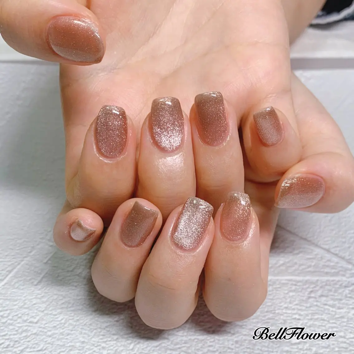 ネイル ハンドネイル Bell Flowerのネイルデザイン