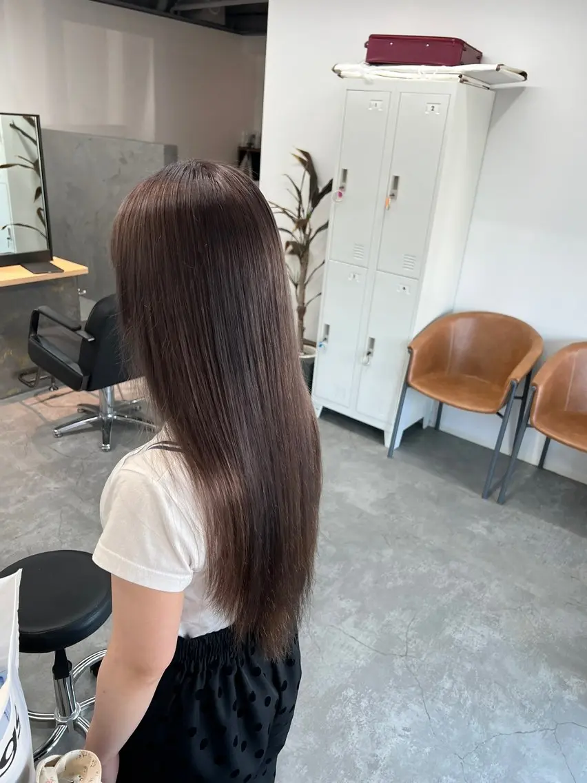 ロング 前 侃太のヘアスタイル