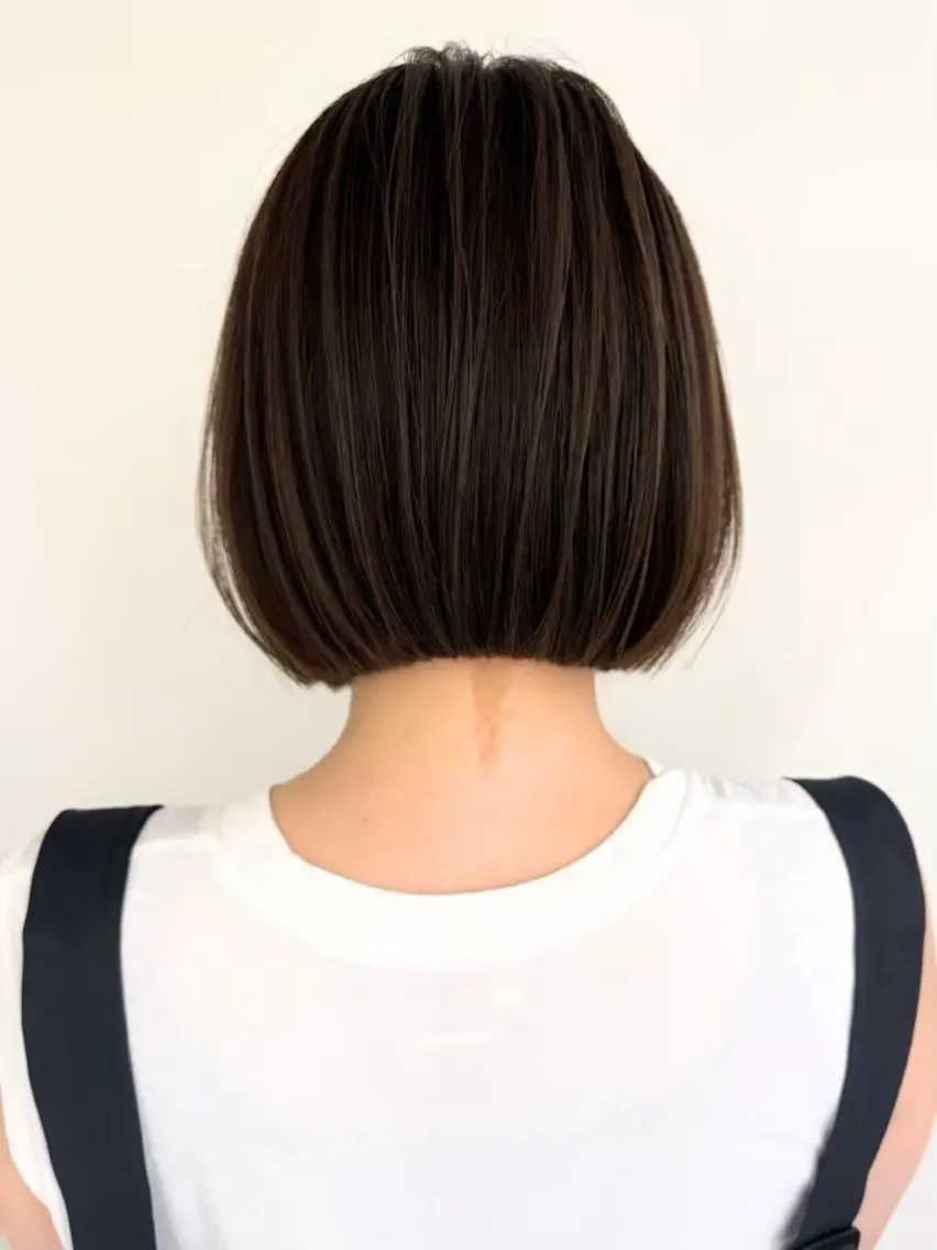 ロング カラー ヘアアレンジ 艶カラー ／韓国風カラーのヘアスタイル