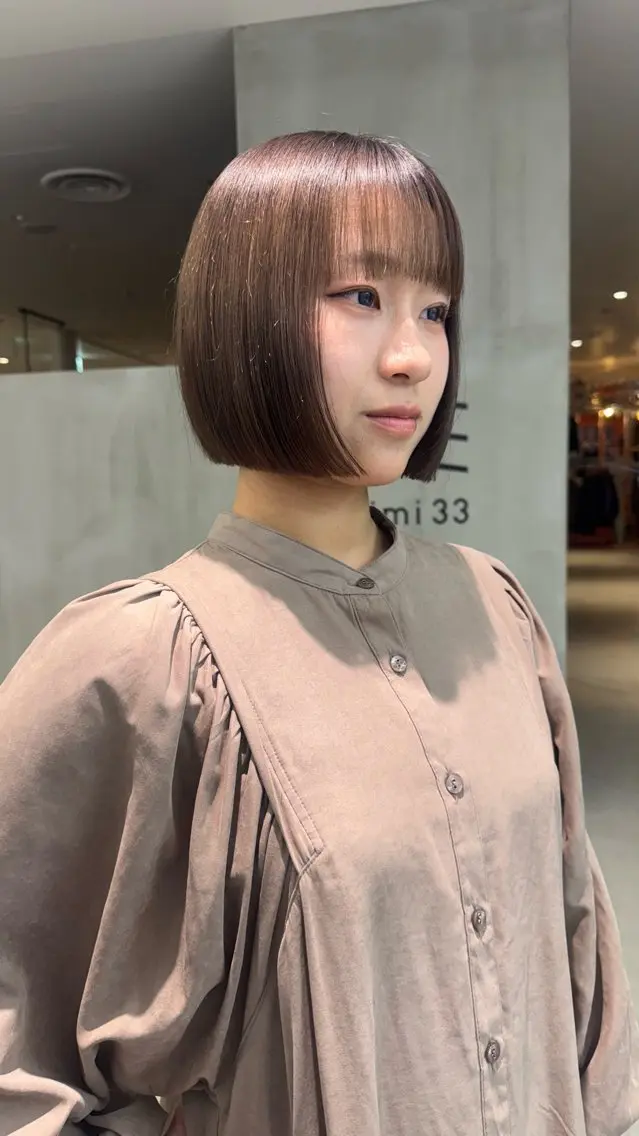 ショート ボブ トリートメント 小田 晃瑛のヘアスタイル