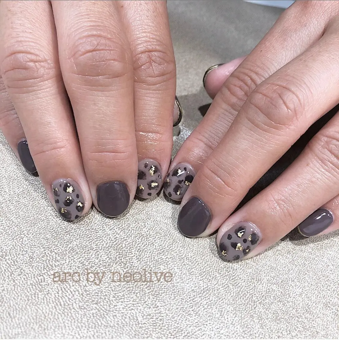 ネイル アニマル柄 rina eye&nailのマツエク・マツパデザイン