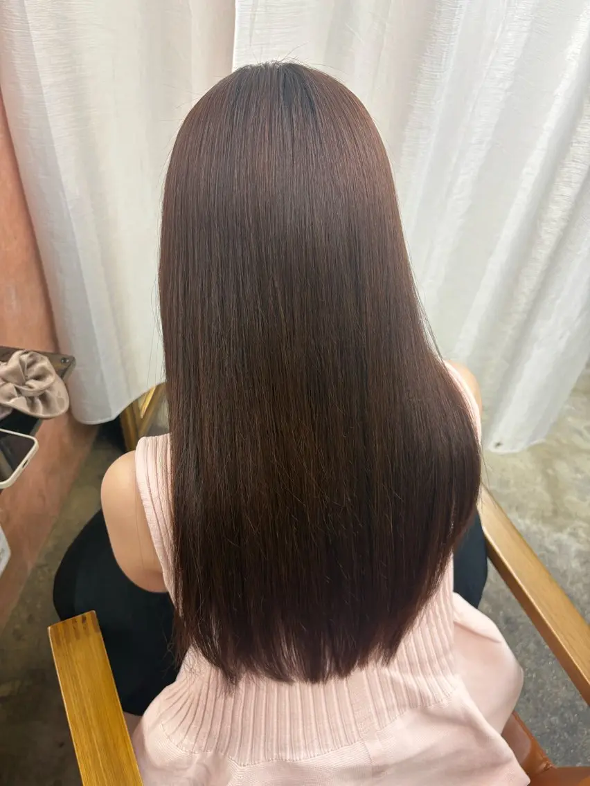 ロング 縮毛矯正 トリートメント Retsu /UniQのヘアスタイル