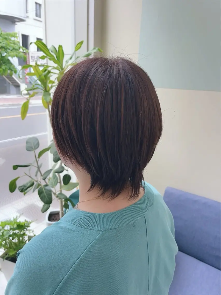 ショート ウルフカット 林 真之介のヘアスタイル