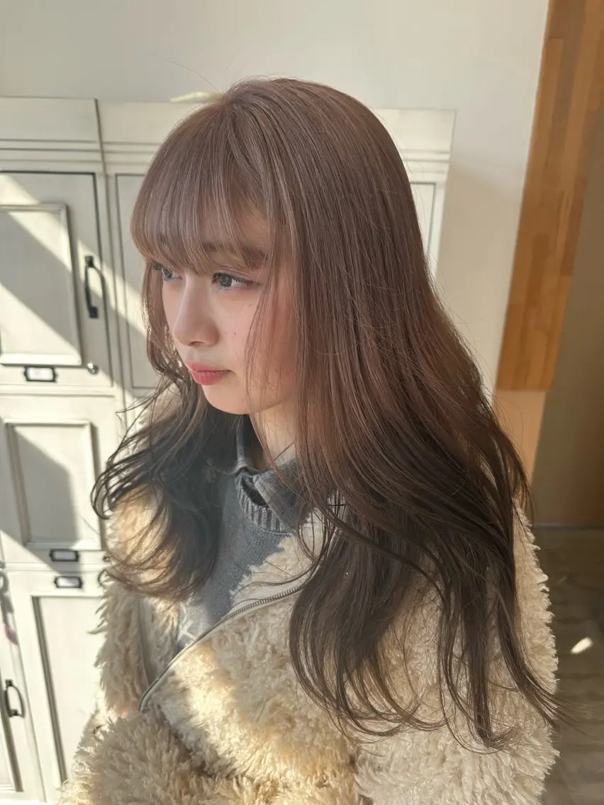 ロング 坂庭 美夢のヘアスタイル