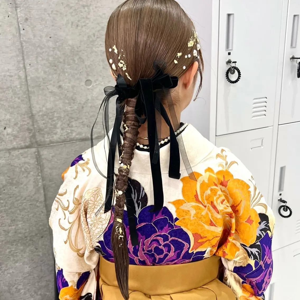 ロング ヘアアレンジ 卒業式のヘアスタイル ヘアセット 卒業式お呼ばれ🕊️ ヘアセット✴︎ミキのヘアスタイル