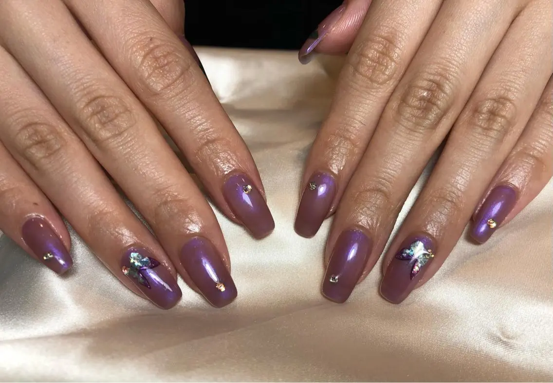 ネイル パラあり！フィルイン 美フォルムのネイルデザイン