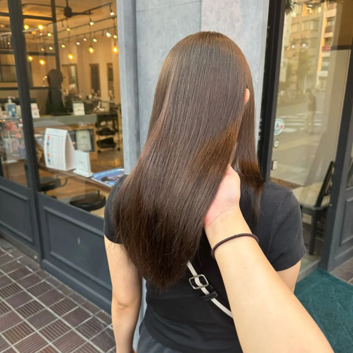 ロング カラー ブリーチ 透明感カラー ダブルカラー イルミナカラー ブリーチなしカラー ヘアカラー 🫧透明感カラー 🫧 ジルバ清水南海のヘアスタイル