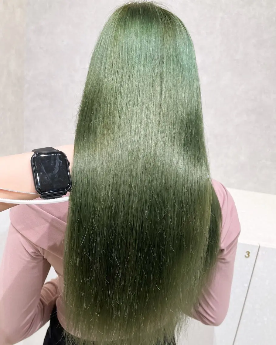 ロング カラー 韓国ヘア🇰🇷透明 感カラー/yui💞のヘアスタイル