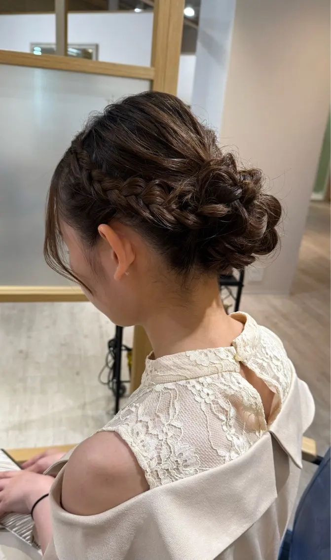 セミロング ヘアセット Connect Rumiのヘアスタイル