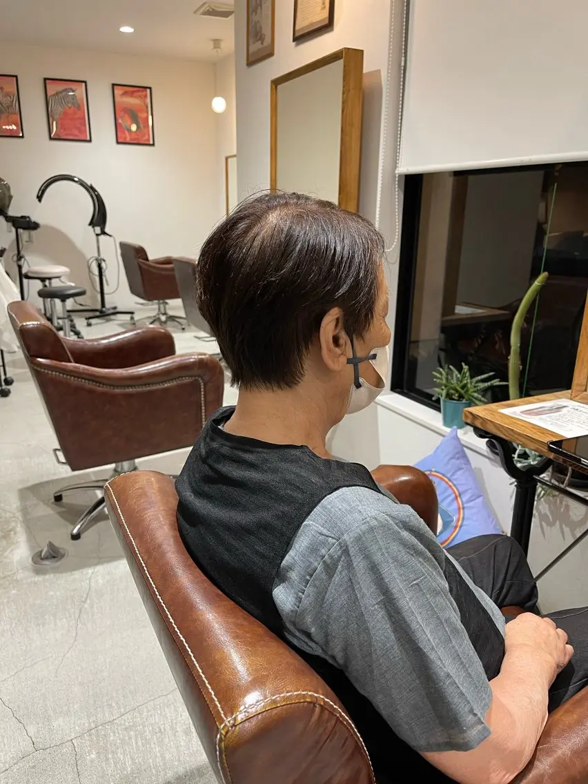 ショート カット ヘアカラー 増田 夏季のヘアスタイル