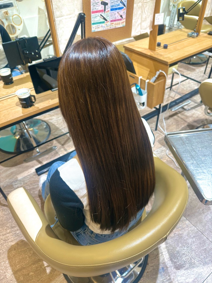 ロング カラー ヘアカラー @RICH Riri ୨୧のヘアスタイル