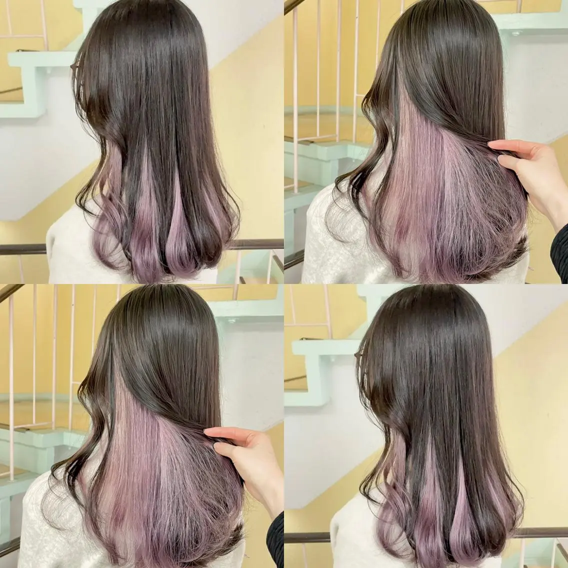カラー ヘアカラー トリートメント 渋谷:インナーカラー ／🍒エリカ🍒のヘアスタイル