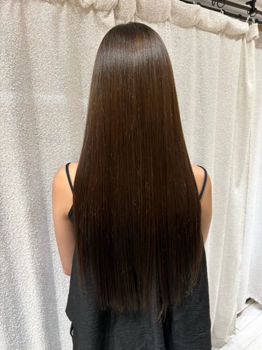 カラー 透明感カラー オリーブカラー newi京橋 chiyumiのヘアスタイル