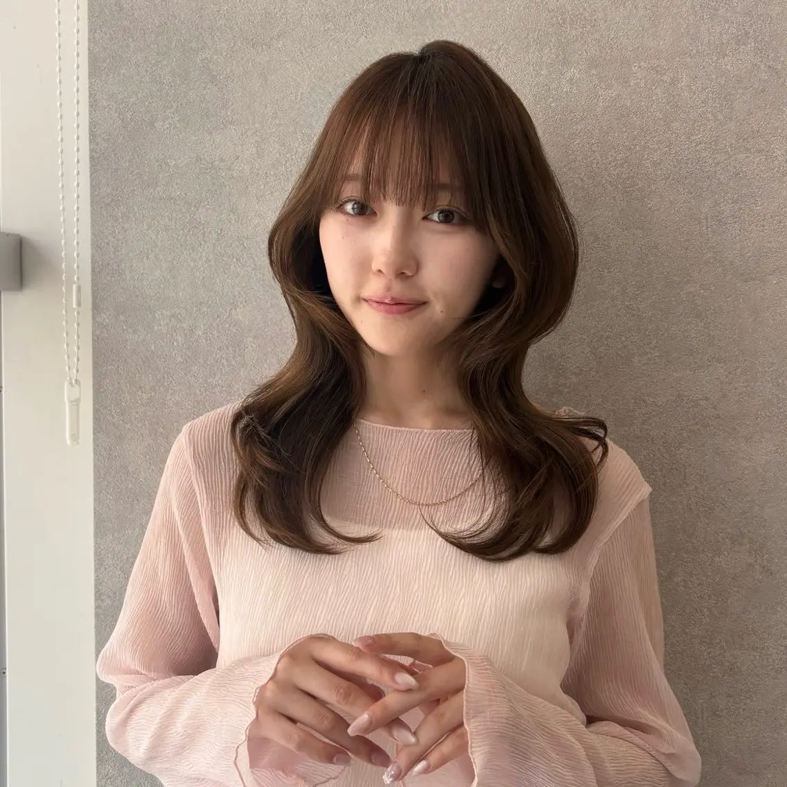 セミロング ヘアカラー 🩶透明感カラー🩶 ミズキのヘアスタイル