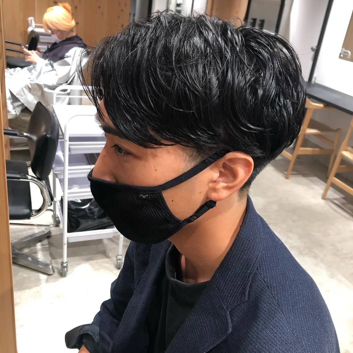 ショート カラー パーマ ヘアアレンジ メンズ パーソナルカラー合わ せたカラー🤍なつみのヘアスタイル