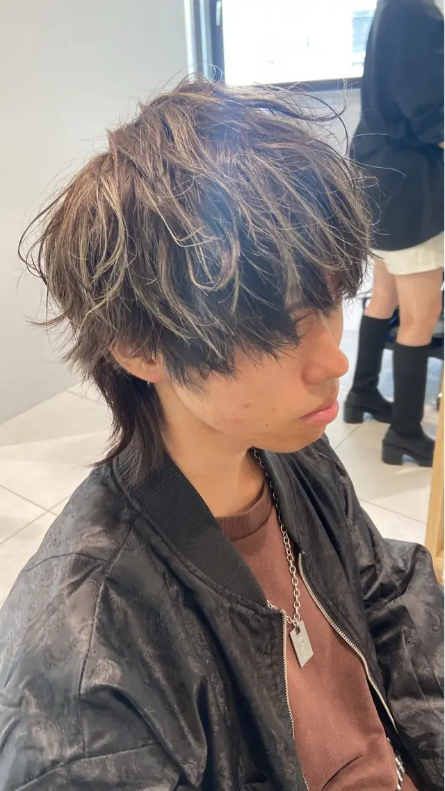 メンズ メンズウルフカット ウルフカット NEXTzer0 メンズカット/パーマのヘアスタイル