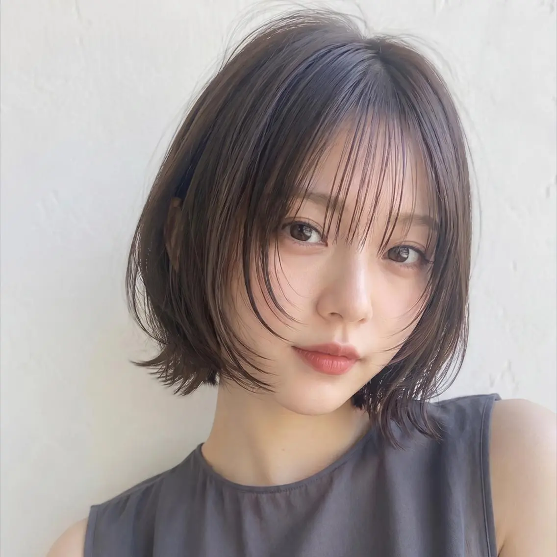 ショート 庭木華瑠🐾ボブ🧡 透明感カラー✨のヘアスタイル