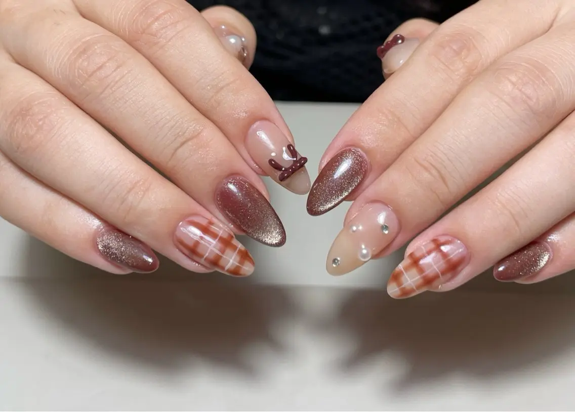 ネイル ハンドネイル ハンドケア 🍑 momo_nailのネイルデザイン