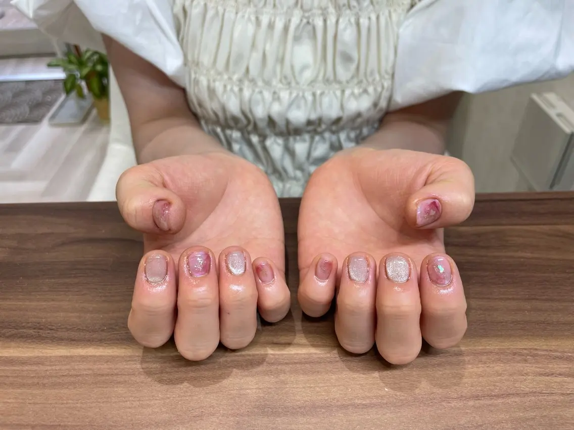 ネイル マグネットネイル ハンドネイル Ricnail☾ ayanoのネイルデザイン