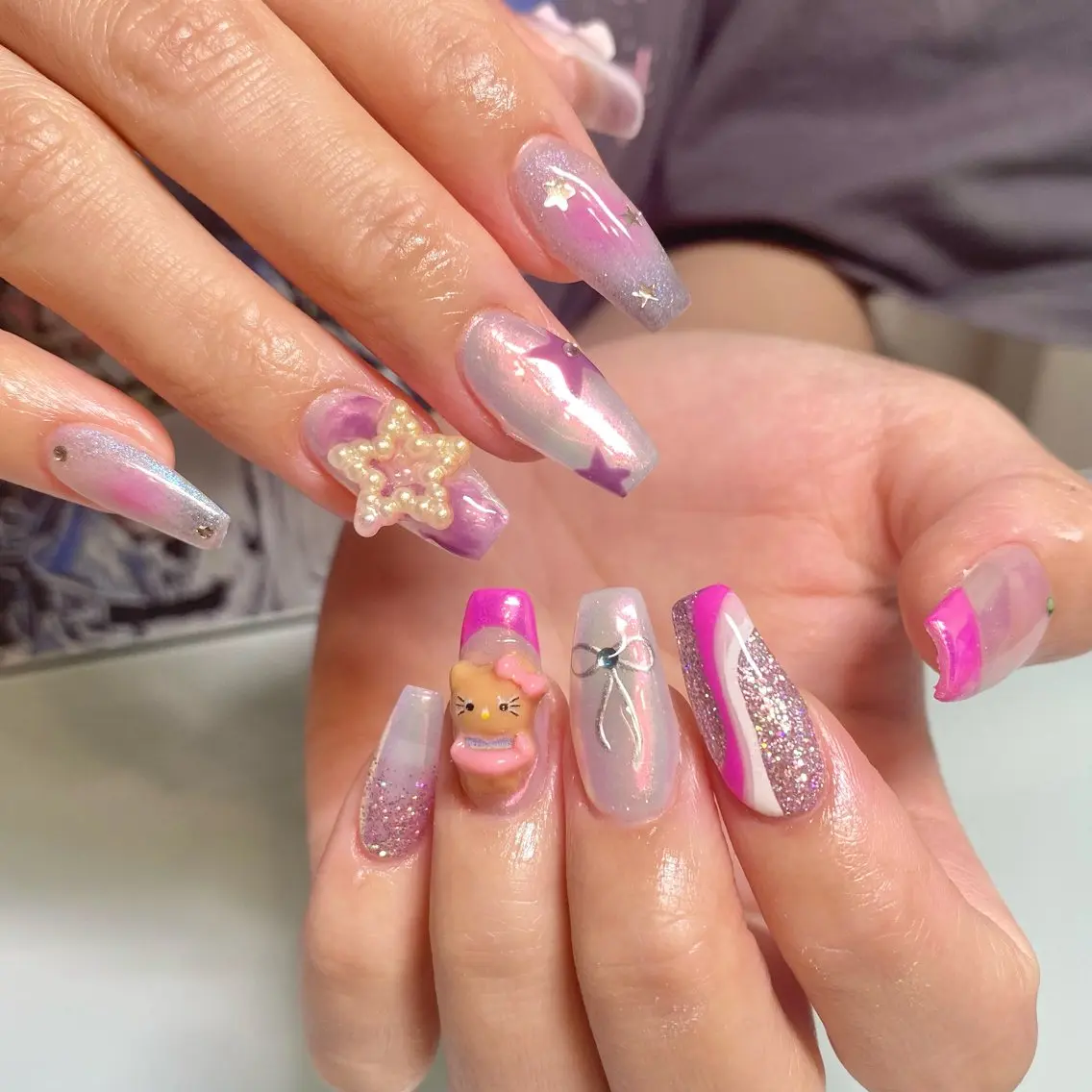 ネイル ピンク ハンドネイル BelireMaa Nail&eyeのネイルデザイン
