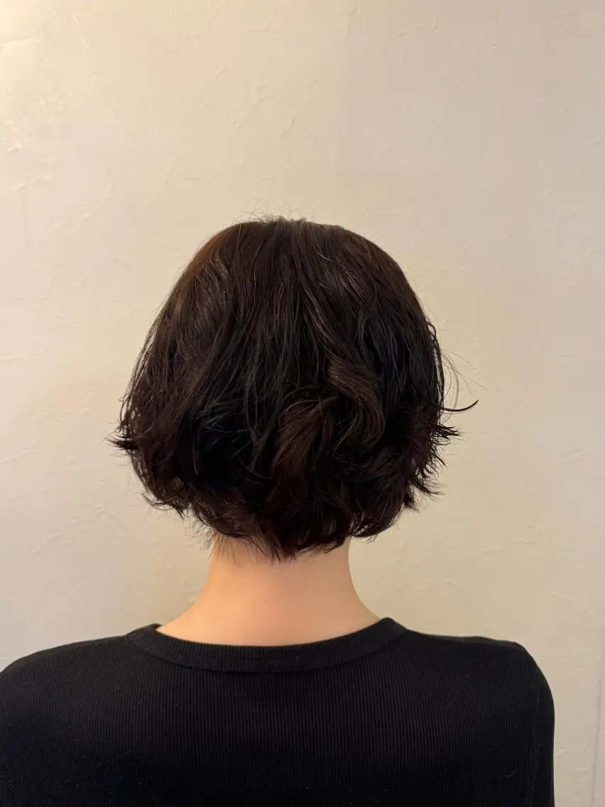 ショート カット パーマ トリートメント 髪質改善🫧 Natsumiのヘアスタイル