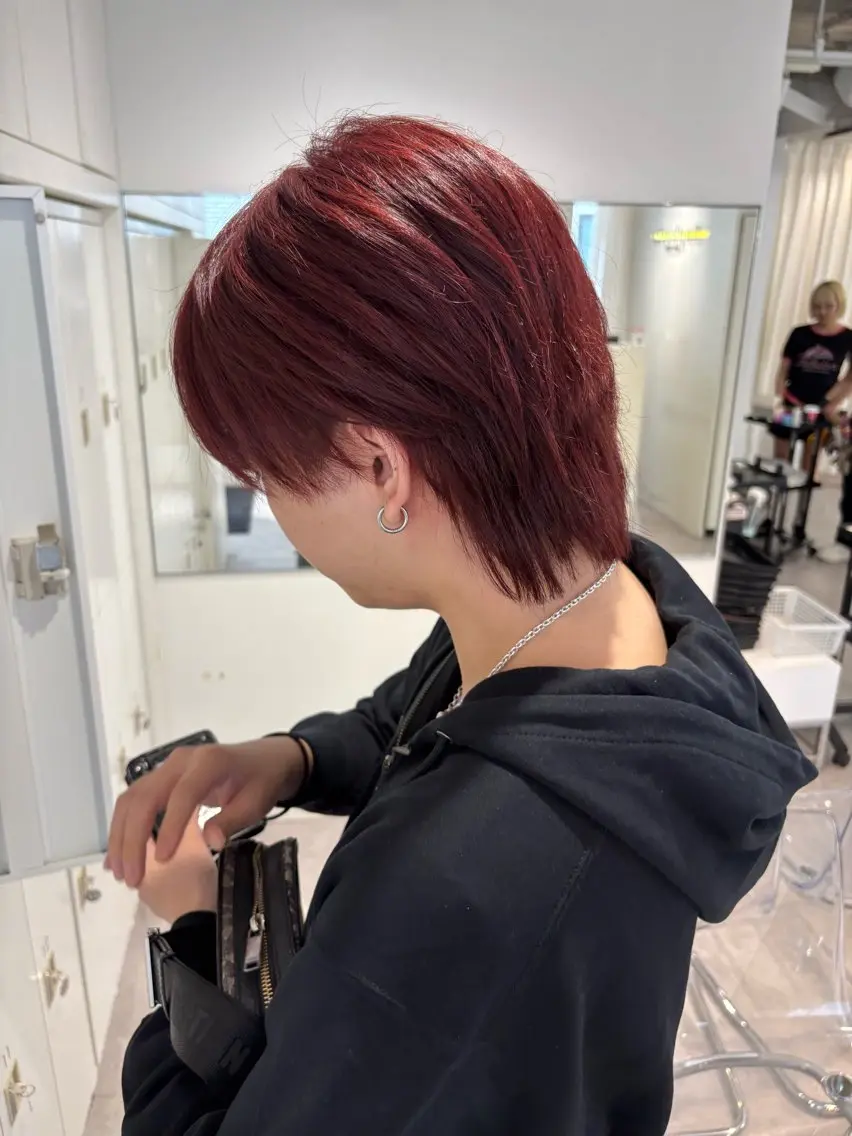 メンズ カット ヘアカラー ‎しゅり🇰🇷 日韓MIXメンズヘアのヘアスタイル