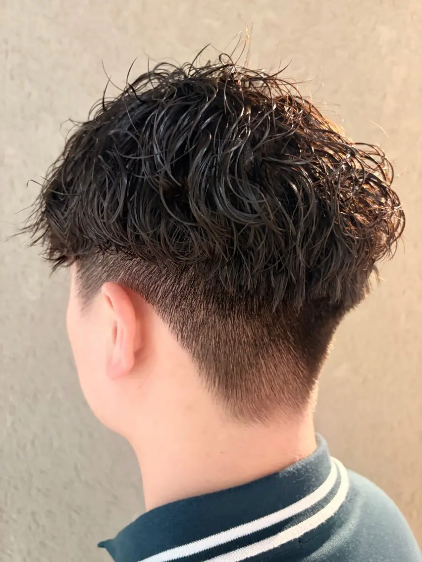 ショート Heart box 仲嶺　瑠輝のヘアスタイル