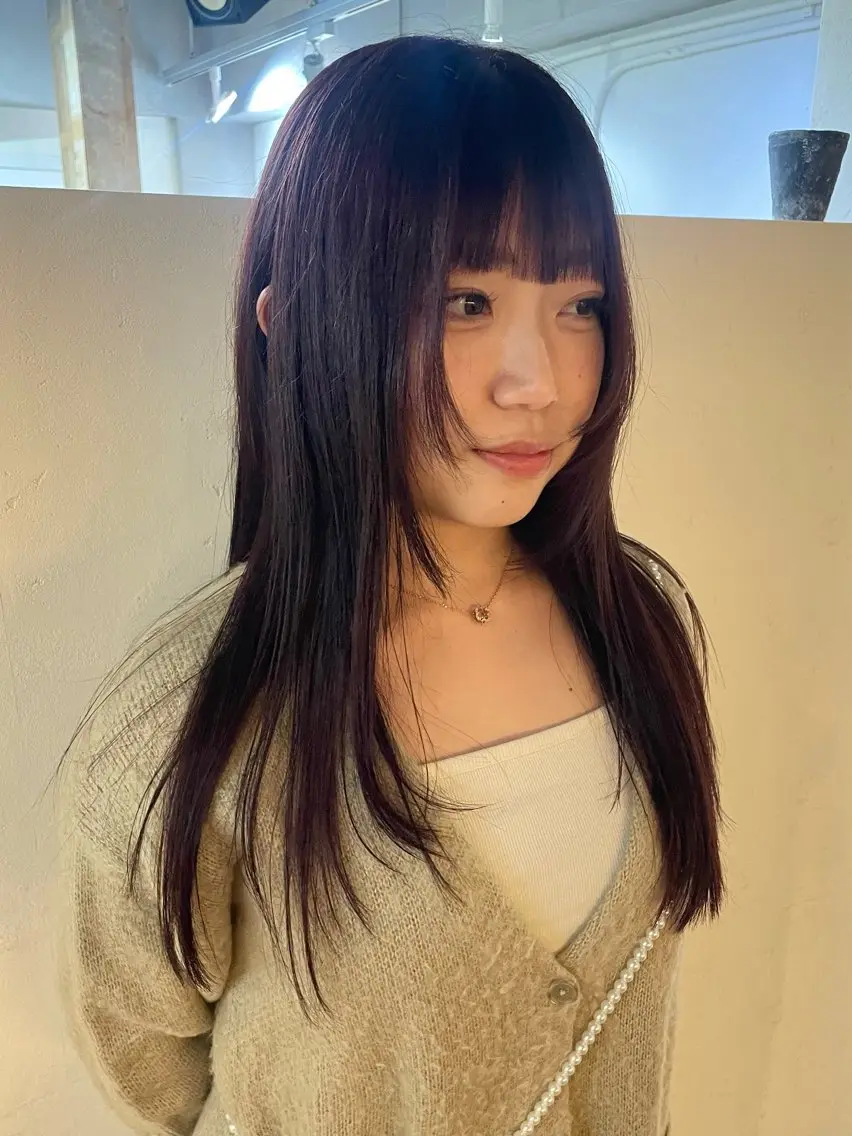 ロング ヘアカラー mio /ハイトーンのヘアスタイル