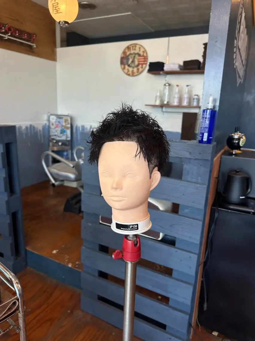 パーマ メンズ メンズパーマ カット パーマ ヘアセット SHINDOU RYUYAのヘアスタイル