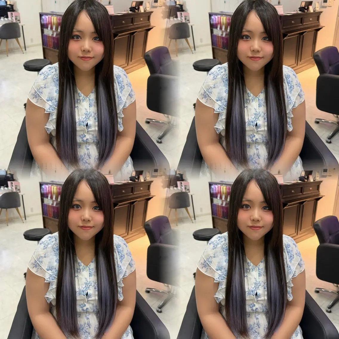 ロング エクステ 🦋REISA🦋 エクステ×ハイトーンのヘアスタイル
