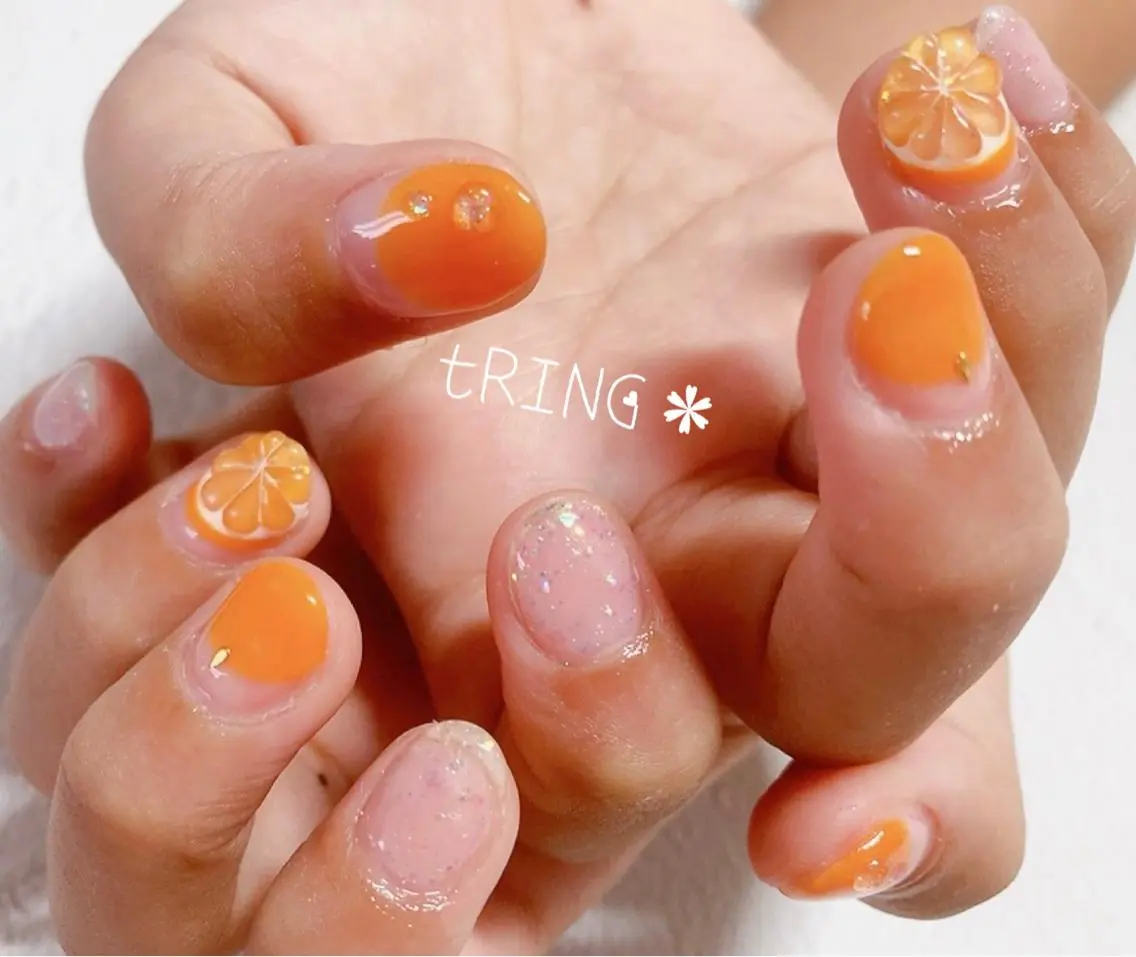 ネイル ハンドネイル tRING* しいの木台のネイルデザイン