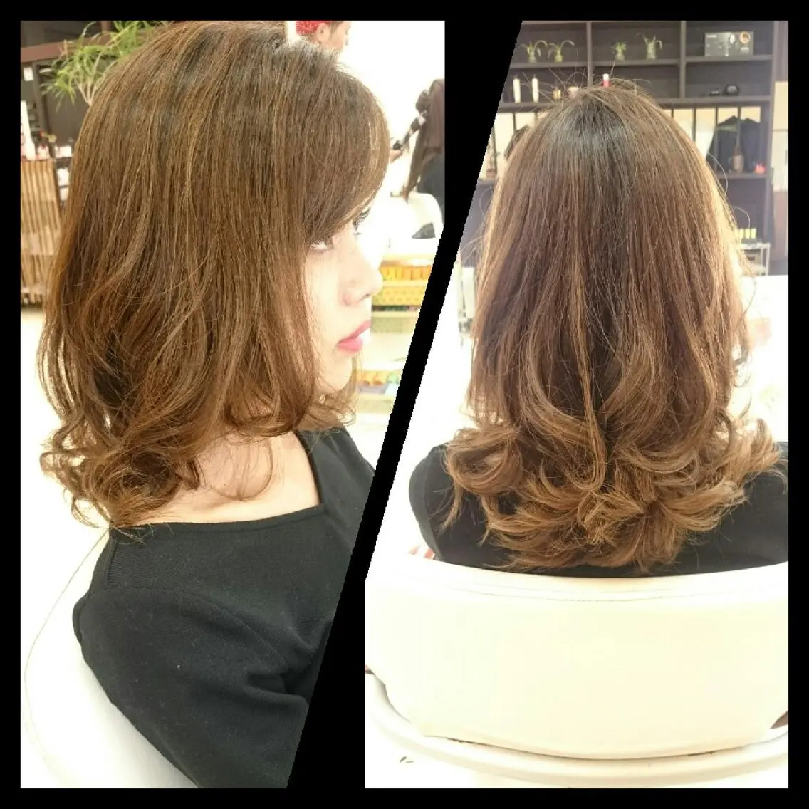 セミロング ｷﾝｼﾞｮｳ ｴﾅﾐのヘアスタイル