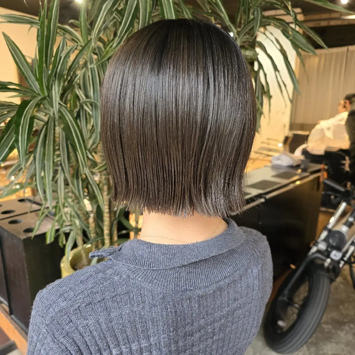ショート カラー カット ヘアカラー トリートメント ハヤシ マユ ✂ 府中美容室のヘアスタイル