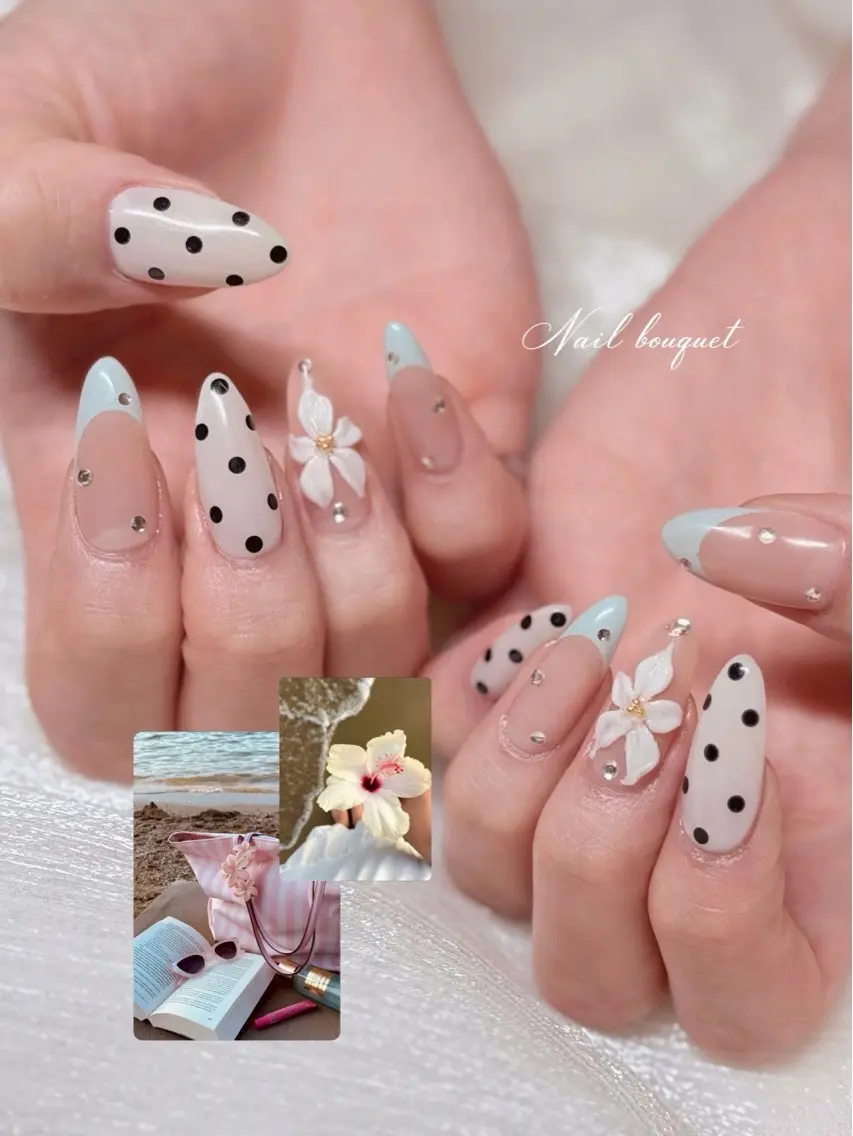 💐8月Open記念20%OFF！！💐1番人気✨10本アートコース🕊️持ち込み写真OK🙆‍♀️✨【オフ込み】の写真