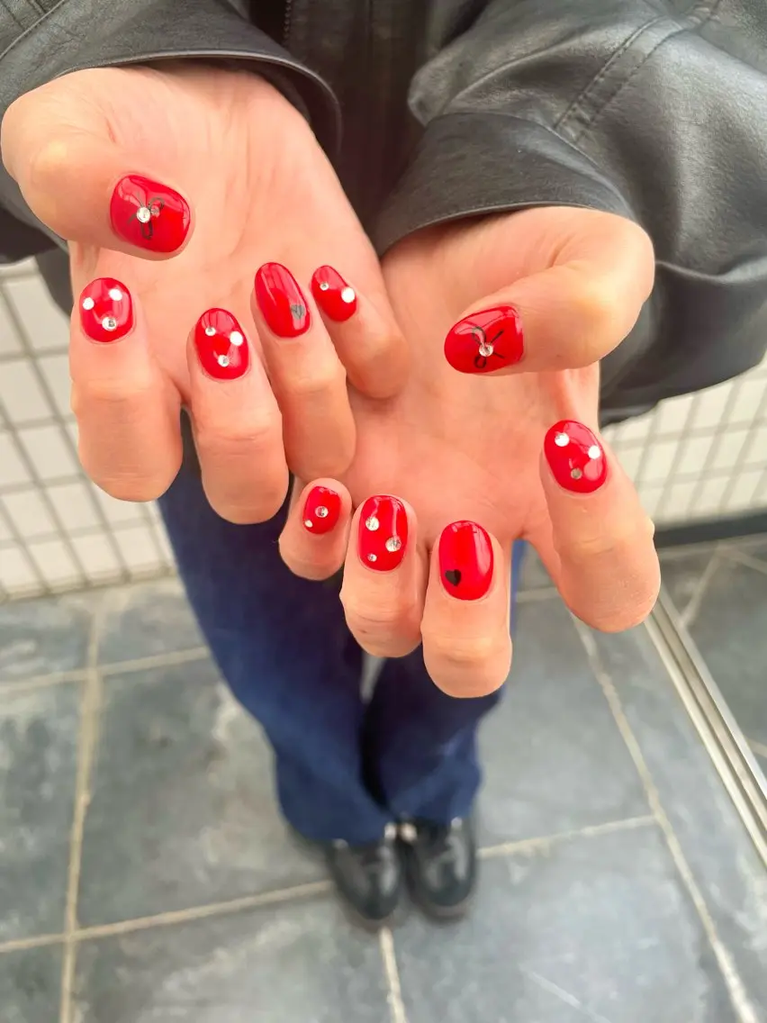 ネイル ハンドネイル Nail ヌシん家 AKANEのネイルデザイン