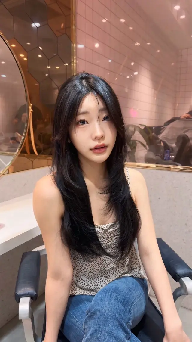 ‪✂︎‬ロングレイヤーカット + 1stepトリートメント✨の写真