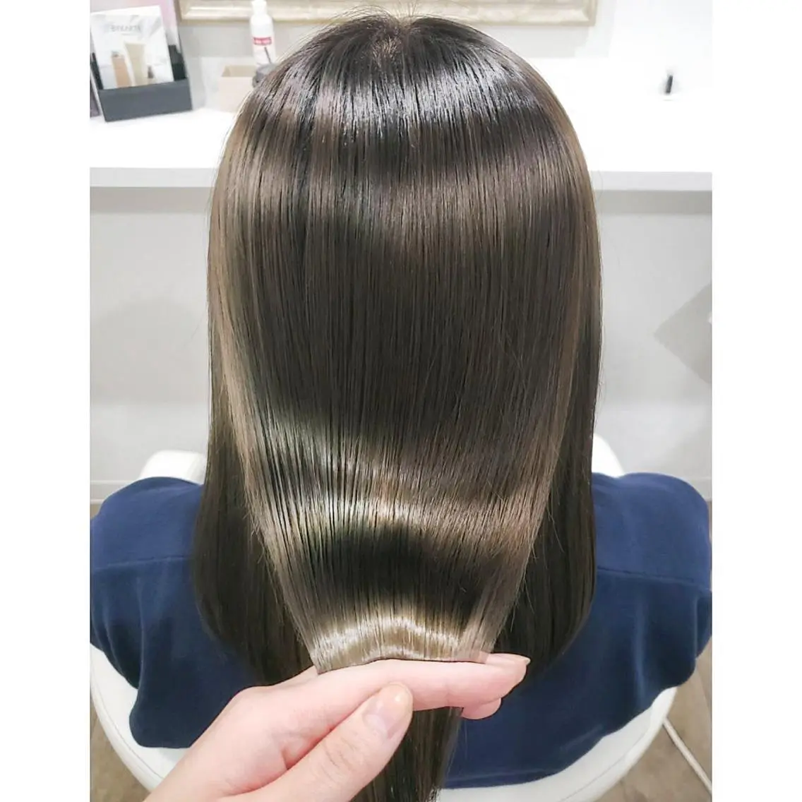 ロング 髪質改善 ロング トリートメント ヘアカラー トリートメント 💎髪質改善専門 jewel boxのヘアスタイル